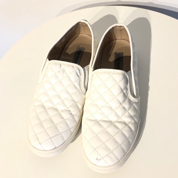 Steve Madden White Ecentrcq Sneakers - Picture 4 of 7